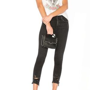 Agolde Sophie High Rise Skinny Crop  Color : Temple
